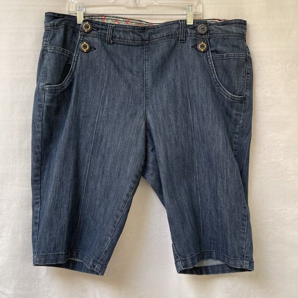 Dana Di Jean Shorts Womens 20 Denim Stretchy‎ Casual Festival Vacation Summer